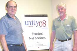 Bill Henderson and Richard Alsenz for Unity08